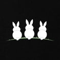 thumbnail image 2 of CafePress - Outline Easter Bunnies Maternity T Shirt - Maternity Dark T-Shirt, 2 of 3