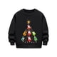 thumbnail image 4 of Sudadera sin capucha para niños, con estampado navideño, cuello redondo, manga larga, forro polar, para niños de talla mediana a grande, blusa de poliéster para niños., 4 of 5