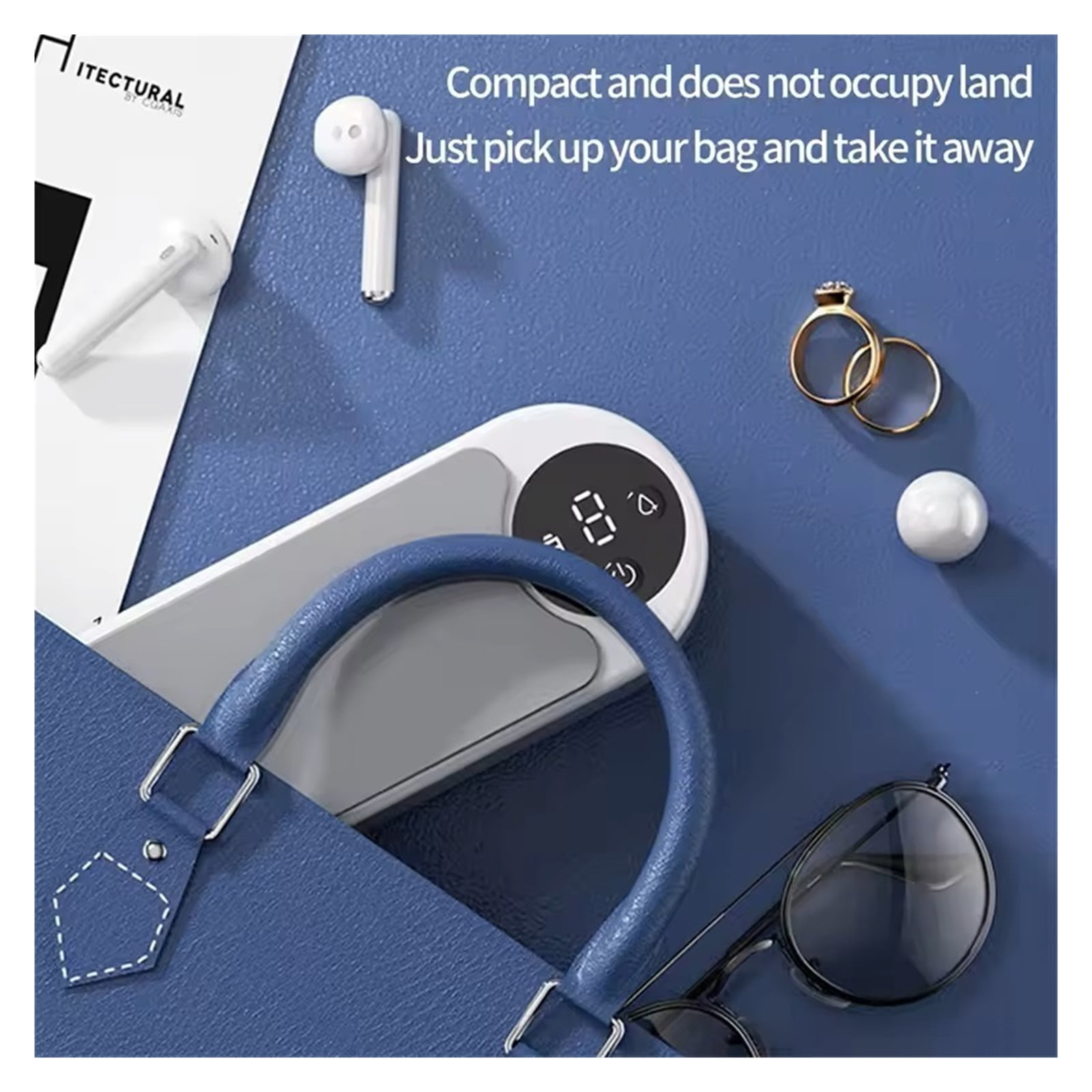 Portable Household Cleaning Machine Clean Ultrasonic Cleaner Jewelry Cleaner Machine for Ring Glasses Makeup Brush