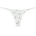 thumbnail image 1 of Aayomet Culotte Bikini en Coton pour Femmes (Blanc, G), 1 of 4