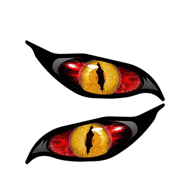 Devil's Eye Sticker for Cars Motorcycles Computers and Walls Self-Adhesive Decorative Vinyl Decal 1 Piece