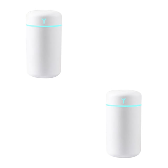 Humidificador de aire Inteprter con luz nocturna USB generador de niebla Blanco 2piezas