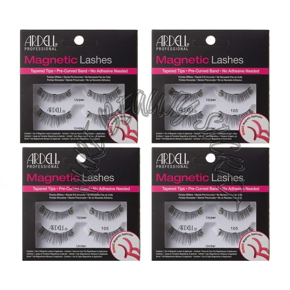 Ardell - Magnetic - 105 W/Applicator (70458 ) x 4