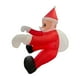 thumbnail image 4 of Muro de escalada inflable de Papá Noel para decoración interior y exterior de techos de Navidad. Luz blanca de 3 m, 4 of 9