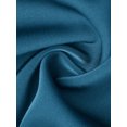 thumbnail image 5 of INSPIRE CHIC Button Up Leotard Shirt for Women's Satin Long Sleeve Notched Lapel Business Work Bodysuit L Peacock Blue, 5 of 6