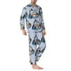 thumbnail image 2 of Balery Police Car Pijama para Hombre de Dos Piezas con Manga Larga, Conjunto de Dormir y Descanso Suave con Bolsillos-X-Large, 2 of 7