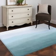 thumbnail image 4 of Coastal Wave Area Rug 3x5 Washable Rug Non Slip Summer Ocean Nautical Beach Ombre Sky Blue Large Area Rug Indoor Floor Carpet for Entryway Bedroom Kitchen Living Room Home Office Dining Room Nursery, 4 of 8