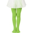 thumbnail image 3 of Medias de baile de ballet para niñas, polainas atléticas, pantalones de Grinch, medias suaves para bebés y niñas, elásticas, 3 of 4