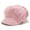 Pale pink, variant on Baru Wanita Vintage Bomber Topi Musim Dingin Solid Corduroy Kasual Topi Baret Sastra Retro Cap Painter Tukang Koran Lipat Baret Outdoor