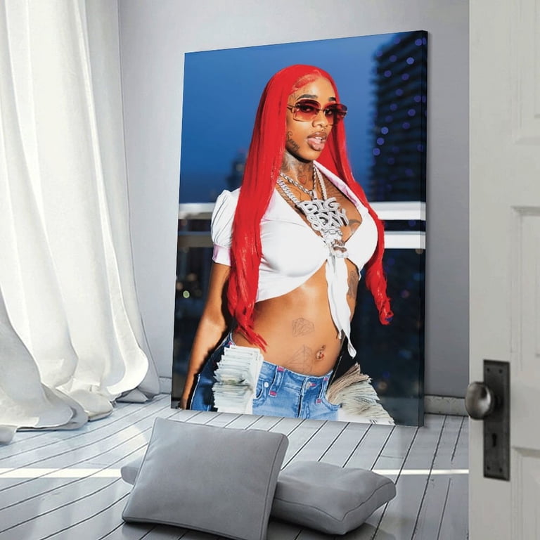 Sexyy Red Rap Hot Rapper Poster Poster Decorative Painting Canvas