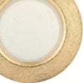 thumbnail image 4 of HomeRoots 375871 13 in. Hand Crafted Gold Glass Authentic Leaf Round Charger Plate, 4 of 4