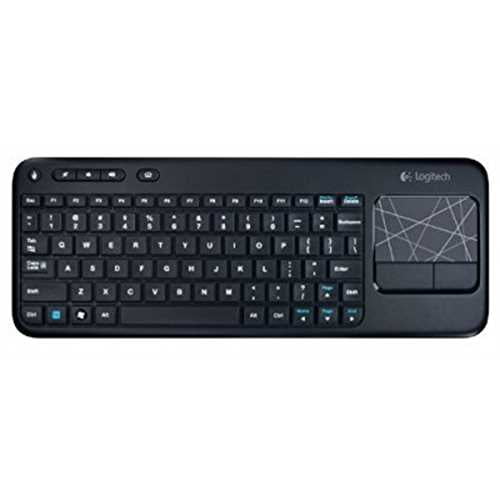 Peru Comorama Mere Logitech K400 Wireless Touch Keyboard with Built-In Multi-Touch Touchpad -  Black (Certified Used) - Walmart.com