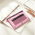 thumbnail image 4 of 3 Compartment Mesh Zipper Pencil Pouch, 10''x 7'' Transparent Lightweight Pen Storage Bag, 4 of 5