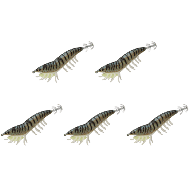 LURO Luminoso Soft-Footed Sobring Sea Fishing Calcios Gabios de calamar ...