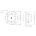 thumbnail image 5 of Sound Town 10” 200W Steel Frame Raw Woofer (Low Frequency Driver) w/ 2" Voice Coil, Replacement Woofer for PA/DJ Speaker, Subwoofer Cabinets (STLF-10VS), 5 of 6