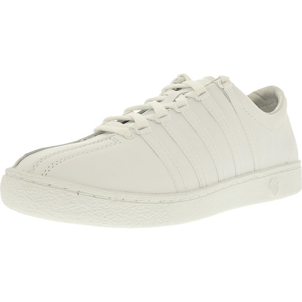 K Swiss K Swiss Men S Classic 66 P Leather White Fashion Sneaker 9 5m Walmart Com Walmart Com