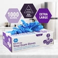 thumbnail image 4 of MED PRIDE Nitrile Vinyl Gloves – Non Latex Gloves, Powder-Free, Rubber-Free Disposable Medical Gloves for Cleaning, Cooking & Exams, X-Large, 1000-Pack, 4 of 5