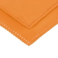 thumbnail image 2 of REGALWOVEN Cloth Napkins Set of 12 Satin Napkins Cloth Washable Orange 12"x12", 2 of 5