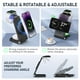 thumbnail image 4 of GEJIUCAI Soporte de cargador inalámbrico magnético, estación de carga inalámbrica plegable 3 en 1, cargador de viaje para múltiples dispositivos para iPhone 16 15 14 13 12 Series, Apple Watch Ultra/9/, 4 of 5