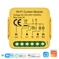 thumbnail image 1 of WIFI Intelligent Curtain Module Louver Switch Electric Motorized Curtain Roller Shutter Control Switch APP Remote Controls Compatible with and Assistant for Voice Control Gateways Needed, 1 of 7