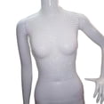 thumbnail image 3 of Crop Tops de malla Clubwear Outfits Camisole Bikini Tank Top para Cosplay Festival cuello redondo blanco Salvador Dali Top corto de malla, 3 of 7