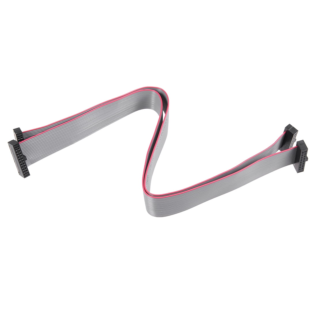 IDC 20 Pins Connector Flat Ribbon Cable Female Connector 20cm 1.27mm