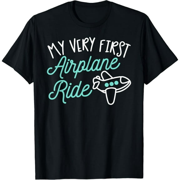 Exquisite and comfortable-First Plane Flight Shirt My Very First Airplane Ride Tee T-Shirt