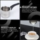 thumbnail image 5 of EeaseMX Jarra de acero inoxidable para café expreso de 250 ml, jarra para espumar leche, cilindro, 5 of 8