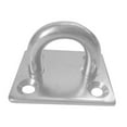 thumbnail image 1 of Dalazy Stainless Steel Thick Ring Square Sail Shade Pad Eye Plate Boat Rigging M6, 1 of 9