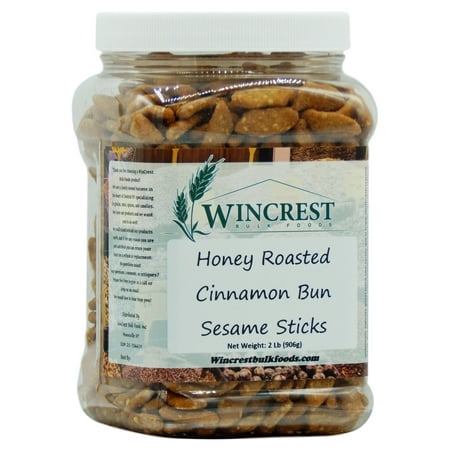 Cinnamon Bun Sesame Sticks - 2 Lb Tub (Best Refrigerated Cinnamon Rolls)