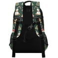 thumbnail image 3 of FORMRS Kids School Backpack Elementary Student Unisex Travel Bookbag with Reflective Stripes, Green Christmas Trees, 3 of 7