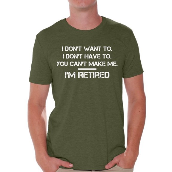 Men's Graphic Tshirts - I am Retired Funny Shirt
