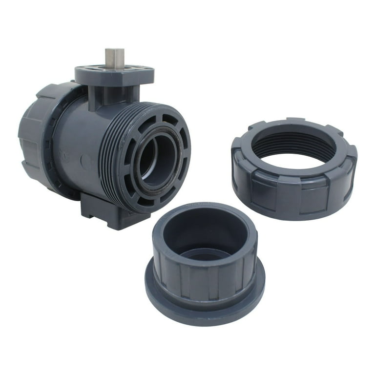 Pvc motorized ball valve outlet