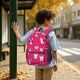 thumbnail image 6 of Boston Terrier and Polka Dot Red 17" School Backpacks for Teens,Waterproof Oxford Fabric,S-Shape Padded Straps for School,Travel,Hiking,Camping, 6 of 6
