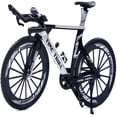 thumbnail image 1 of Bamboohart Mini Racing Bicycle Ornament Vehicles Mountain Bike Toy Model Decoration Crafts for Home (White#3), 1 of 6