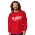 thumbnail image 5 of Im A Ninja Periodically Science Nerd Sweatshirt for Men or Women Brisco Brands S, 5 of 5