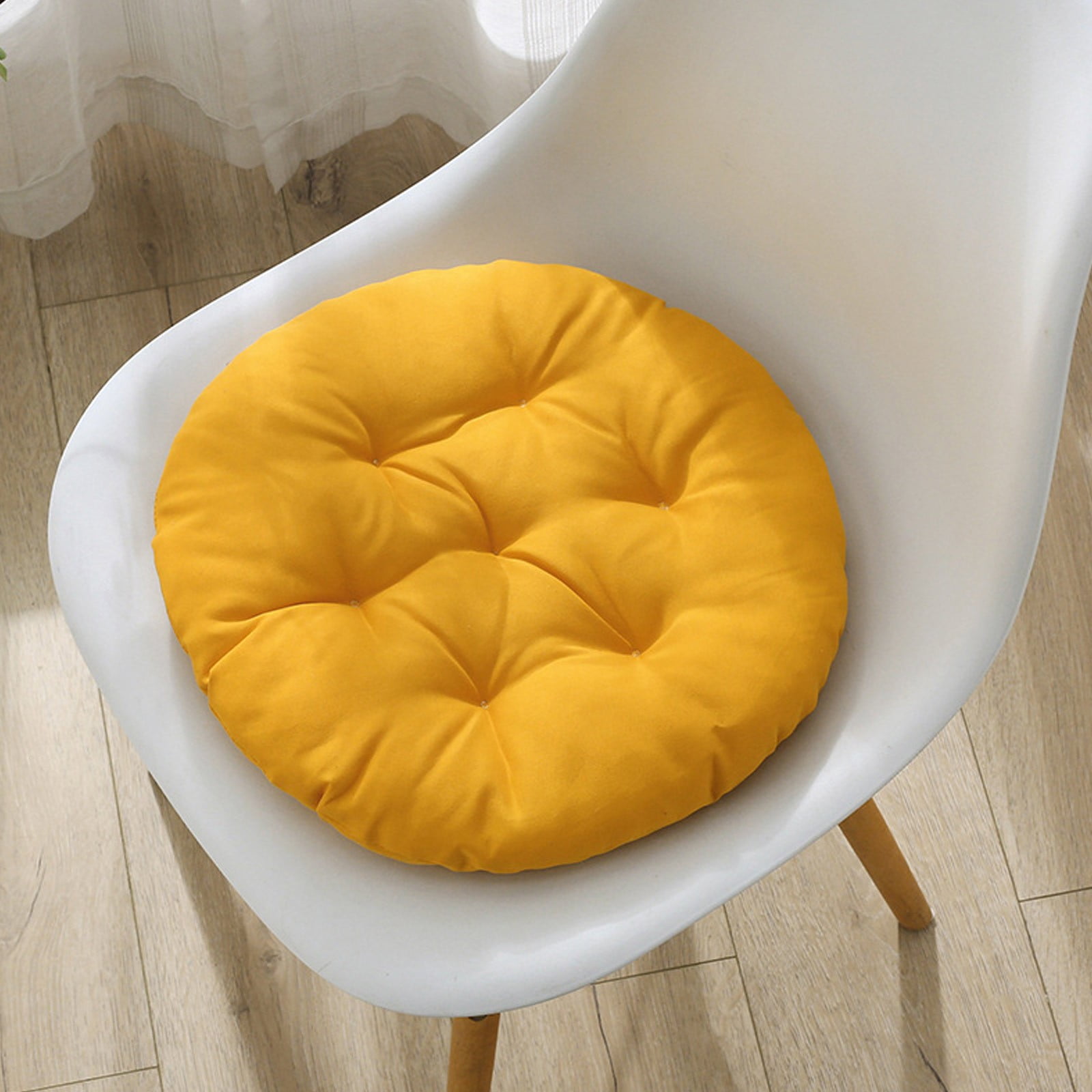 Coussin De Banc Extérieur Imperméable - Housse Amovible Lavable, Antidérapant, 30x50x3 Cm, Jaune