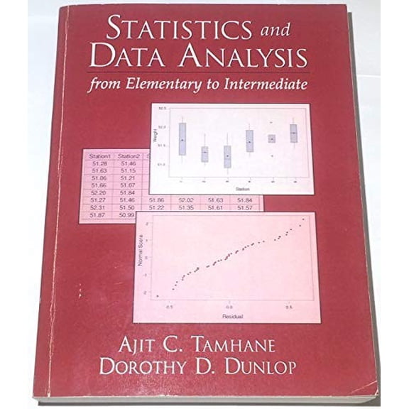 Pre-Owned Statistics and Data Analysis: From Elementary to Intermediate [With Disk] (Paperback) 0137444265 9780137444267
