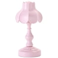 thumbnail image 1 of Table Lamp 500mAh USB Rechargeable LED Night Light Eye-protection Lotus Shape Desk Light Adjustable Brightness Retro Desk Lamp for Photo Props Bedside Light for Bedroom Study Room, 1 of 5