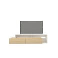 thumbnail image 2 of Nexera Tonik 72 in TV Stand, White, 2 of 4
