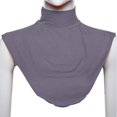 thumbnail image 2 of Fake Turtleneck Dickey Detachable Collars Half Top Mock Blouse Collar for Women Men, 2 of 8