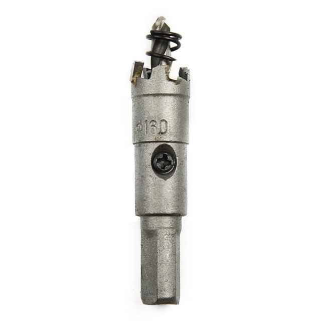 Kit de herramientas Lylong con cortador de metal, punta de carburo, broca de acero inoxidable Tct, juego de brocas de sierra de corona de 15-55 mm y 16 mm.