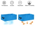 thumbnail image 4 of Uxcell 23.6"x11.8"x7.9" Fabric Plant Grow Bags Container Pots with Handles, Blue 4 Pack, 4 of 5