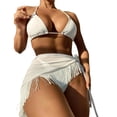 thumbnail image 4 of Trajes baño piezas para mujer, traje baño flores 3D traje baño Sexy corte alto, traje baño, 4 of 4