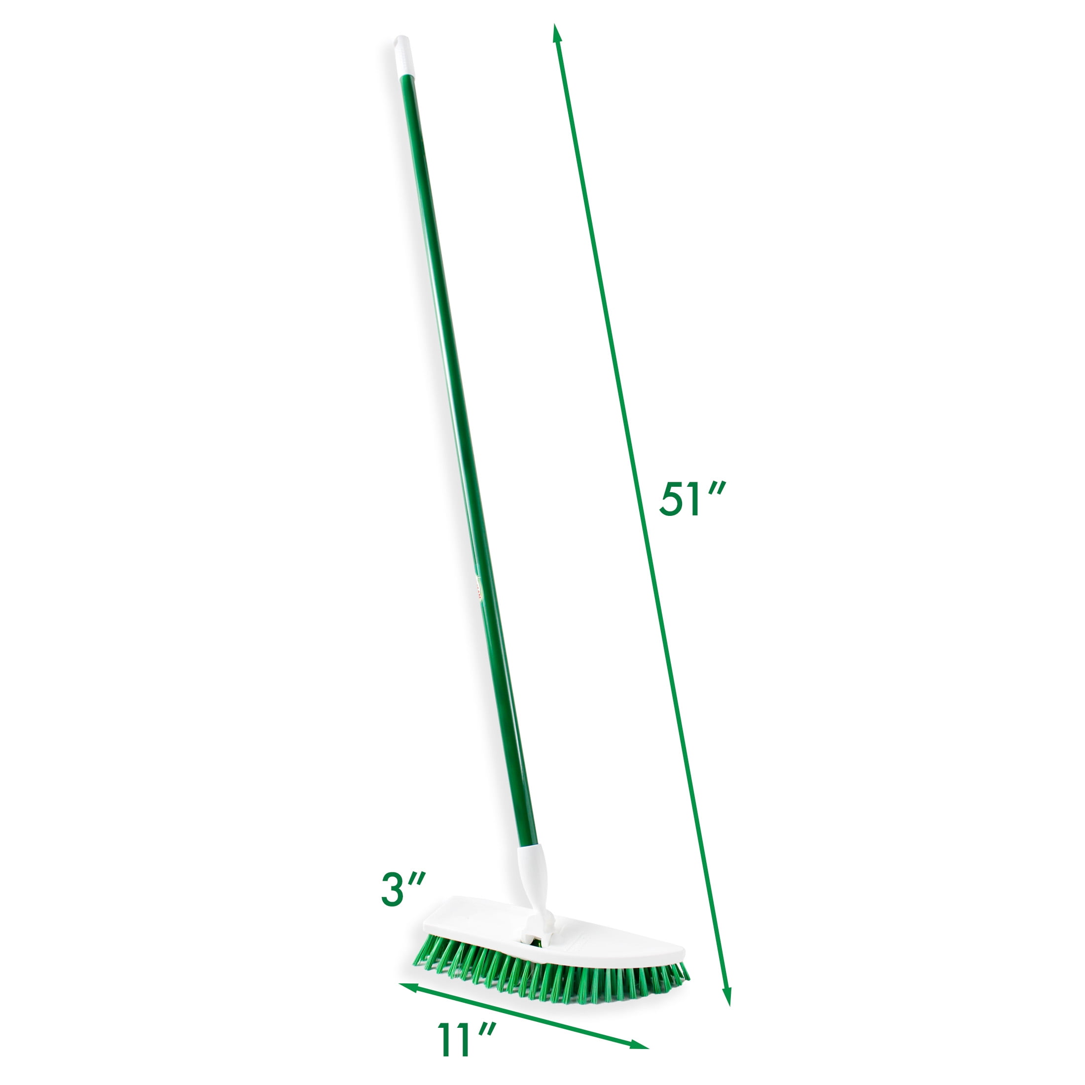 Libman No Knees Floor Scrub Green Steel Handle