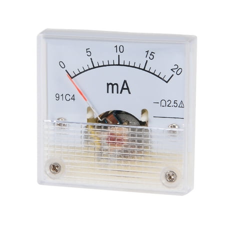 91C4-A Analog Current Panel Meter DC 20mA Ammeter for Circuit Testing 1