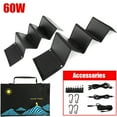 thumbnail image 3 of Mistaha 60W Solar Panel Foldable Bag Usb + Dc Output Solar Charger Portable Foldable Solar, 3 of 8