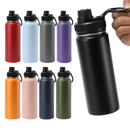 

Hariumiu Stainless Steel Vacuum Cup 40oz Insulated Water Bottle Leak Proof Wide Mouth Thermal Flask Keep Cold Hot Beverage Tea Coffee Cup for Outdoor Sports Travel