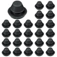 thumbnail image 1 of Uxcell 25 Paquetes Tapones de Silicona, Tapones de Agujeros de Bloqueo a Presión para Agujeros de 5-5.5mm, Tapones de Goma para Agujeros Redondos, Tapones de Sellado Impermeables [Negro], 1 of 7