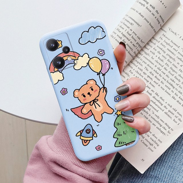 Case For Realme 9 4G 9 Pro Plus Cute Heart Flower Back Cover Soft Silicone Matte Protective Funda For OPPO Realme 9 Pro+ Bags